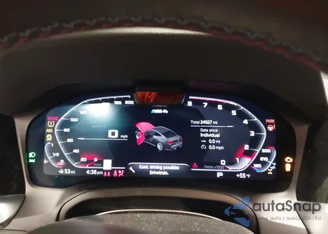 2023 BMW M4 Competition xDrive z USA, uszkodzony, nr VIN WBS43AZ02PCL86777